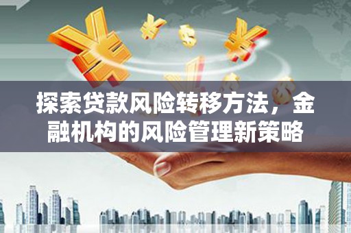 分宜探索贷款风险转移方法，金融机构的风险管理新策略