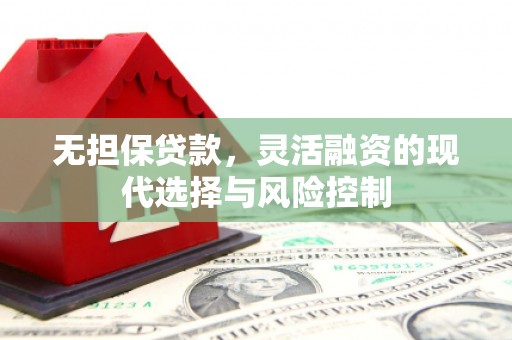 天水无担保贷款，灵活融资的现代选择与风险控制