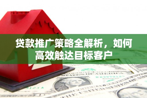 龙陵贷款推广策略全解析，如何高效触达目标客户