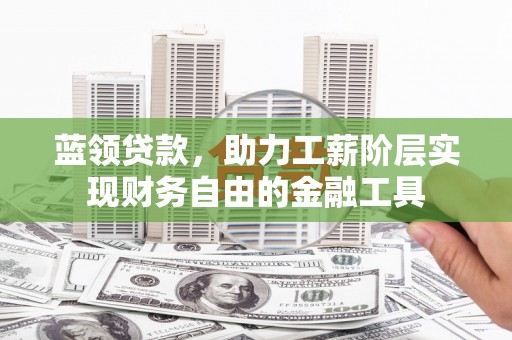 大安蓝领贷款，助力工薪阶层实现财务自由的金融工具