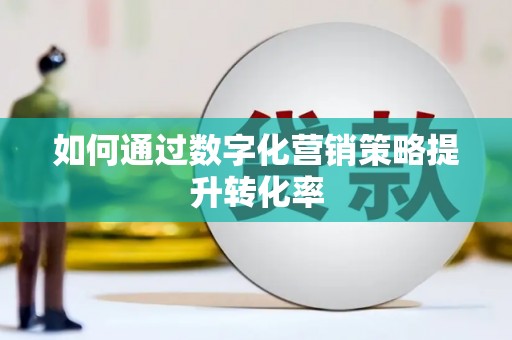 麻豆如何通过数字化营销策略提升转化率