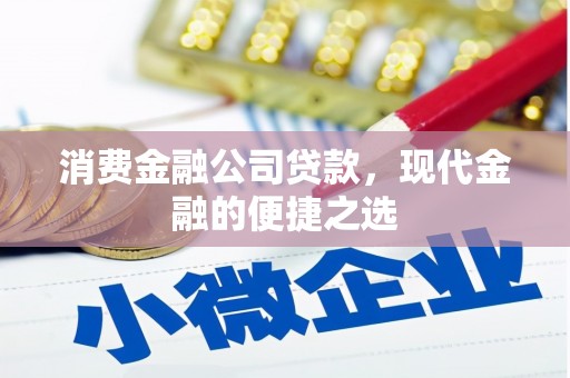 前镇消费金融公司贷款，现代金融的便捷之选
