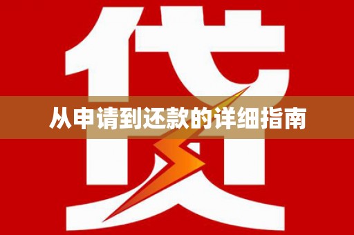 蕉城从申请到还款的详细指南