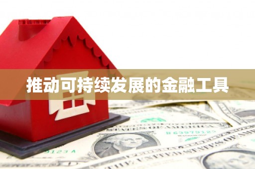 开县推动可持续发展的金融工具