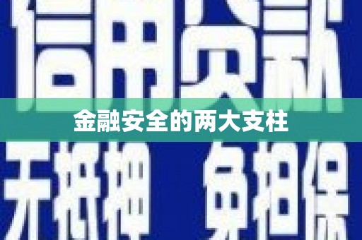 美溪金融安全的两大支柱
