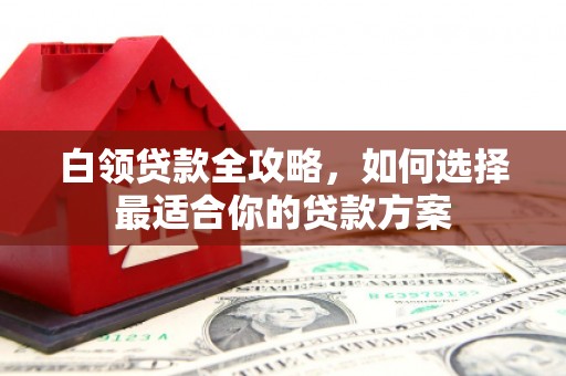固镇白领贷款全攻略，如何选择最适合你的贷款方案