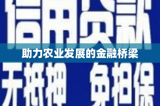 玄武助力农业发展的金融桥梁